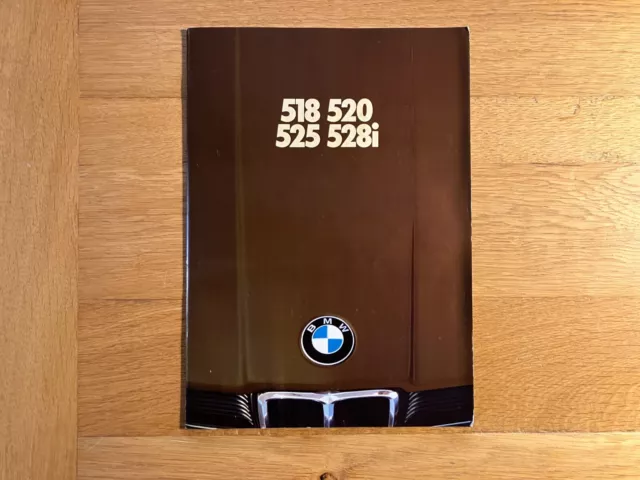 BMW E12 518 - 520 - 520i - 525 - 528 - Prospekt