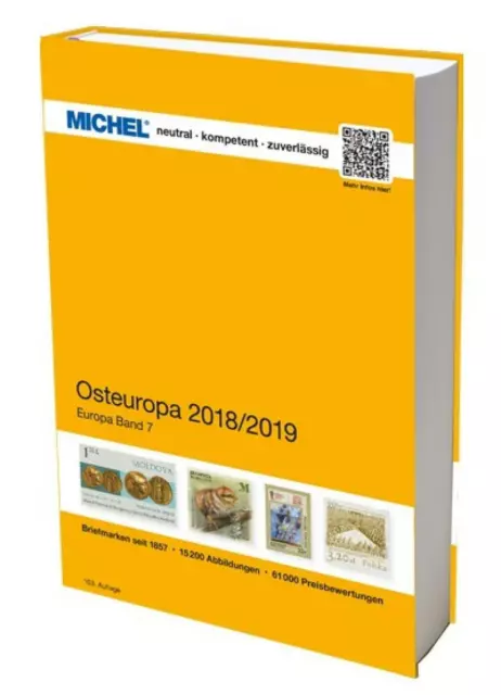 Michel Katalog Europa Bd. 7 Osteuropa 2018/2019 - Nagelneu!