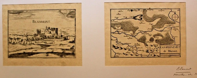 Tassin, Blamont, Meurthe and Moselle, engraving 17th century 1634