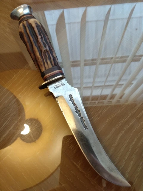 Vintage Edge Brand, Stag, Solingen Germany, Original Buffalo Skinner, Rare,!