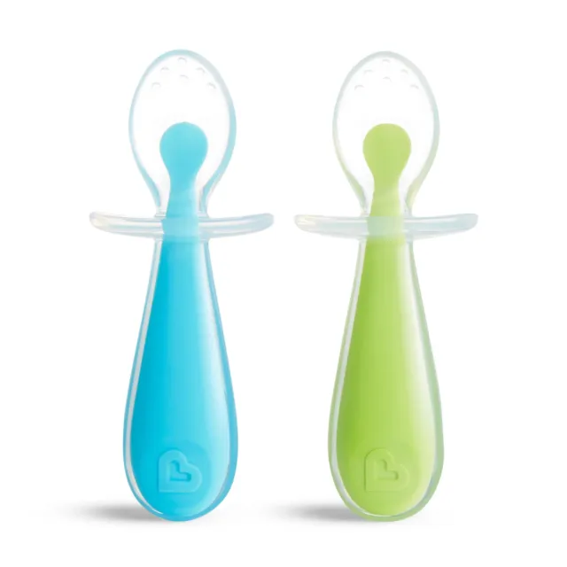 Gentle Scoop Spoon, Blue/Green, 2 Count, Free Delivery