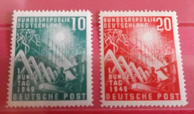 BRD 1949 Mi .Nr. 111/112 postfrisch geprüft