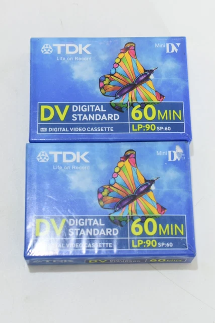 Lote De 6 Mini Digital Video Cassette Tdk 6 Pack Mini Dv