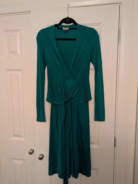 ISSA LONDON DRESS Size 10 Green Print Silk Wrap - Kate Middleton Engagement  260.70 - PicClick UK