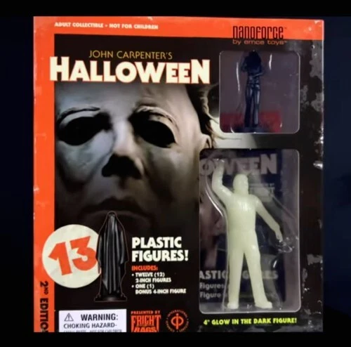 Halloween Nanoforce Action Figure Set Fright Rags Exclusive Michael Myers Horror