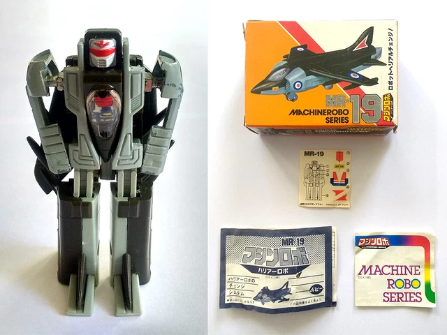 Gobot Bandai Machine Robo MR-19 Harrier Robo – 1985 – Diecast – Singapour