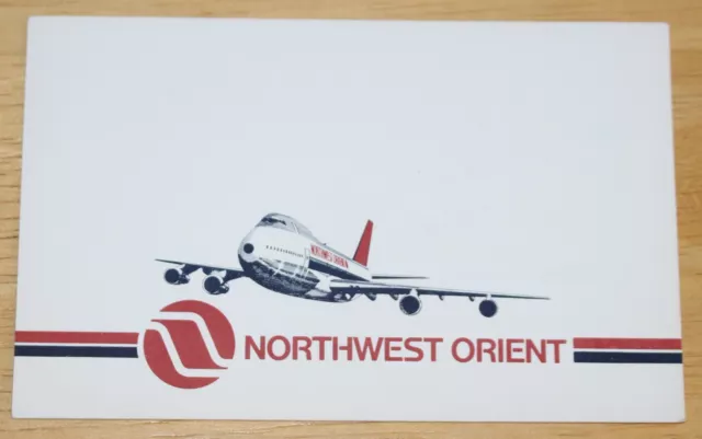 Northwest Orient Airlines (USA) Boeing 747-200 Airline Sticker