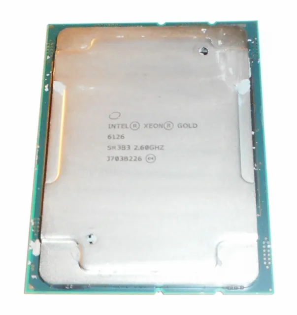 Processeur Gold 6126 SR3B3 socket LGA 3647 12 cores