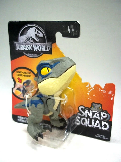 FIGURINE DINOSAURE JURASSIC World Velociraptor Blue Snap Squad jouet Jurassic Park EUR 32,81 