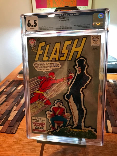 CGC 6.5 White Pages   Flash #151   D.C. Comics  3/65