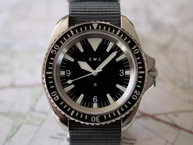 CWC 1980 Royal Navy Mechanical Divers Watch (Very rare C3 LUME)