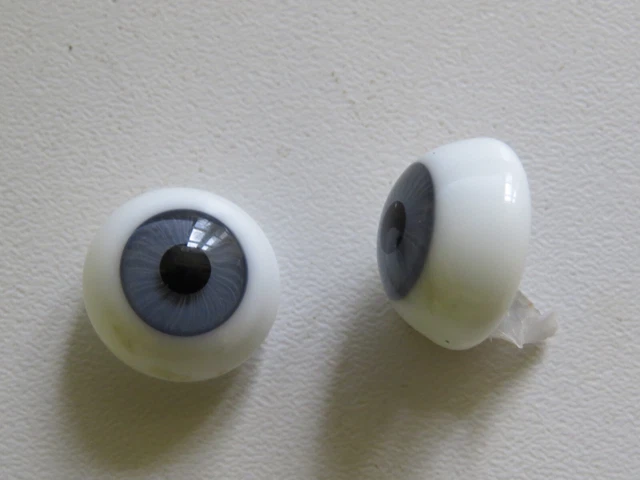 YEUX EN VERRE-PAPERWEIGHT 22 mm pour Poupées anciennes ou modernes - Reborning EUR 16,50 - FR