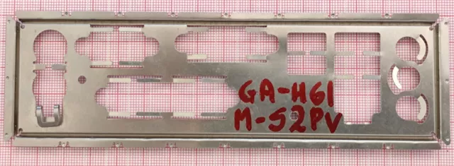 OEM I/O Shield For  GIGABYTE GA-H61M-S2PV Motherboard Backplate IO