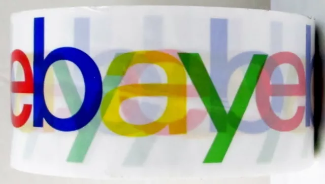 Imballaggio logo ebay nastro adesivo logo ebay per venditori rotolo singolo 25m