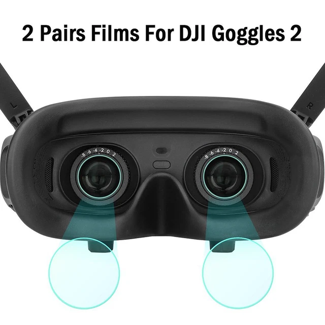 Lámina protectora objetivo vidrio templado pantallas protección para DJI Avata Goggles 2