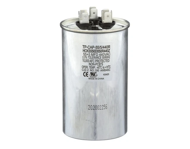 NUOVO TRADEPRO TP CAP 55/7.5/440USA R 55+7.5 MFD 370/440 Volt - Foto 3