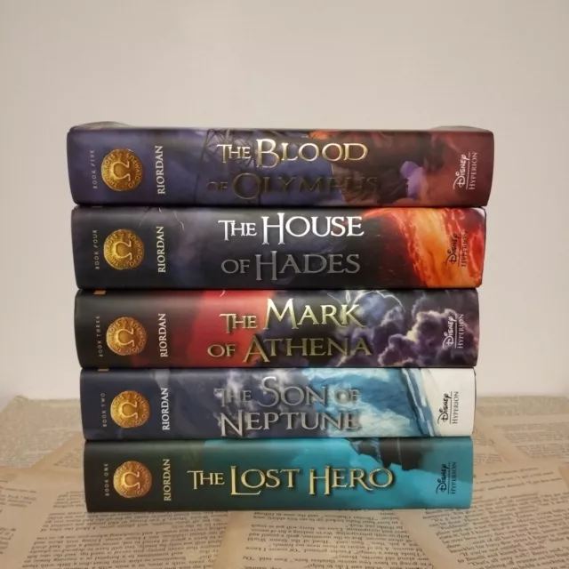 Heroes of Olympus Rick Riordan Full Hardcover Set