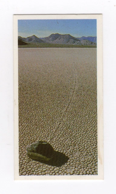 Brooke Bond #39 - The Moving Rocks of Death Valley, USA