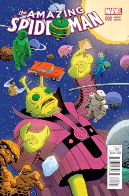 Amazing Spider-Man #2 Rivera Kirby Monster Variant Marvel Comics Unread New