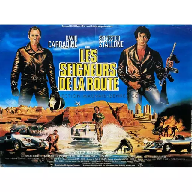 LES SEIGNEURS DE LA ROUTE Affiche de film  - 40x54 cm. - 1975 - Sylvester Stallo