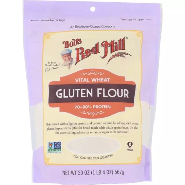 Bob's Red Mill Vital Wheat Gluten Flour 20 oz Pkg