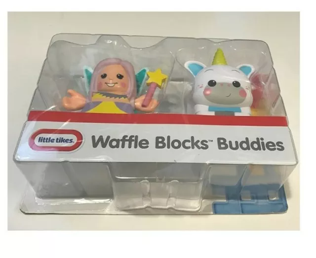 LITTLE TIKES WAFFLE BLOCKS BUDDIES FIGURES - UNICORN, FAIRY new