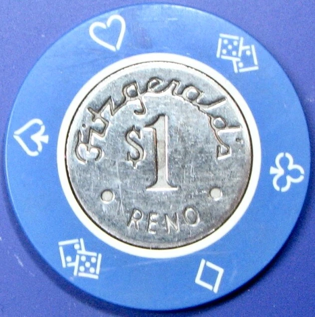 $1 Casino Chip. Fitzgeralds, Reno, NV. Y69.