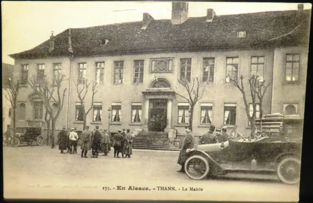 Carte postale ancienne 68800 THANN militaria guerre 1914-1918 Mairie [GR]