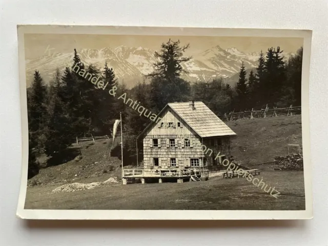 Foto AK Grebenzenhütte Steiermark Graz 1938 St. Lambrecht