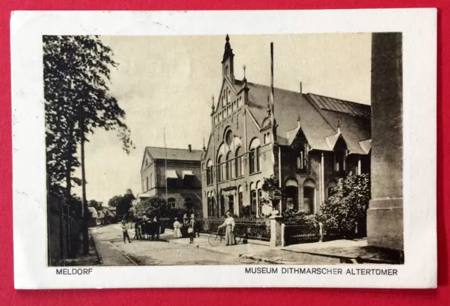 AK MELDORF bei Dithmarschen 1934 Museum Dithmarscher Altertümer  ( 10287