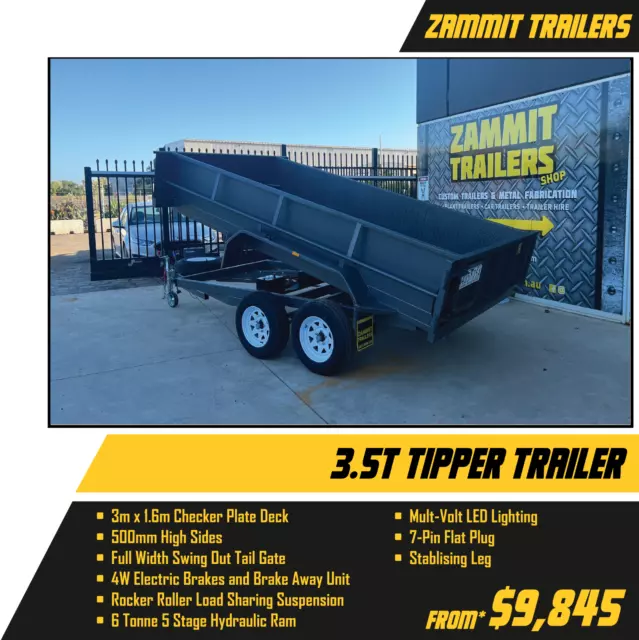 Tipper Trailer | 3.5T GVM | Heavy Duty