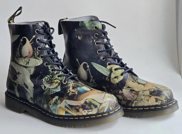 RARE DR MARTENS Hieronymus Bosch Hell Boots UK 8 SOLD OUT  display picture 2