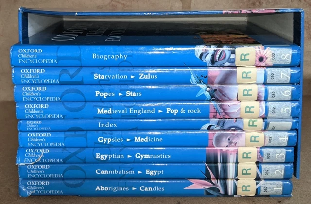 OXFORD CHILDREN'S ENCYCLOPEDIA: Complete in 9 Volumes: children's