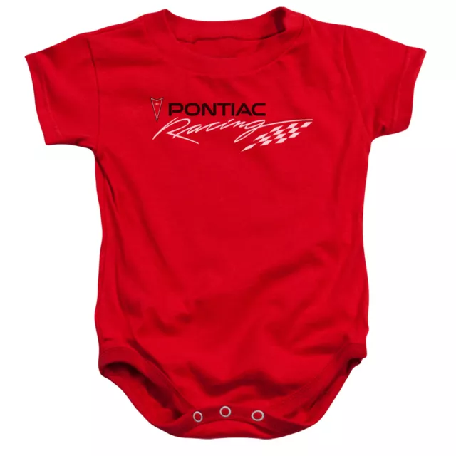 Pontiac Racing Logo Baby Romper Red Infant Babies Creeper