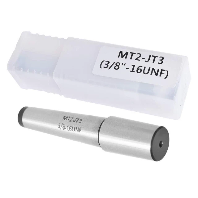 MT2 To JT3 End Type Drill Chuck Arbor 2MT #2 Morse Taper x 3JT #3 Jacobs