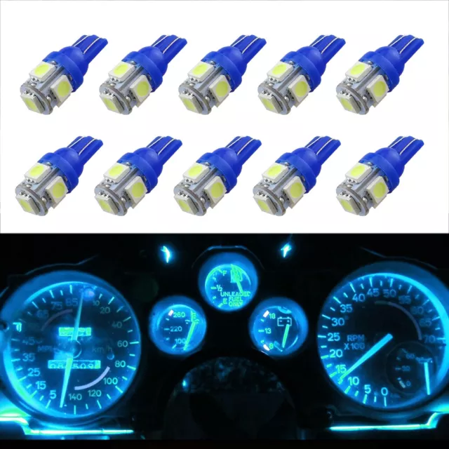 Gauge Cluster LED Dashboard Bulbs Ice Blue For Chevy 1982-1989 Camaro IROC Z28