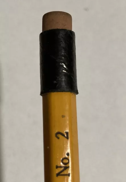 Abramson's Store Chetek Wisconsin No.2 Wwii Ferrule  Vtg  Wood Pencil
