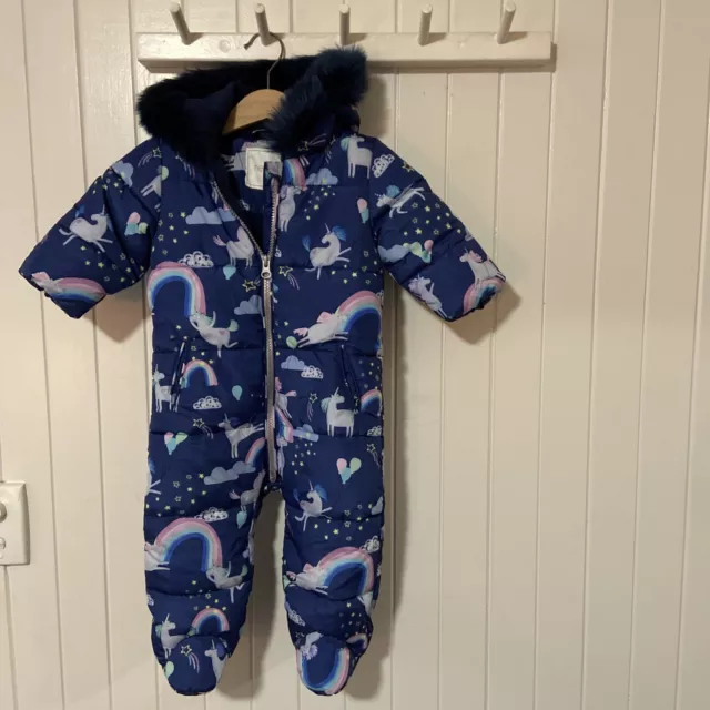 Girls 3-6 Month Snow Suit - Very Cute!