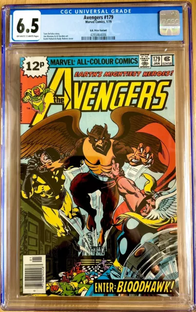 The Avengers #179   Jan 1979   CGC 6.5 Marvel Comics