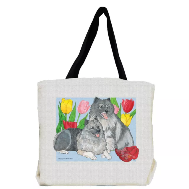 Keeshond Tote Bag, Keeshond Gift