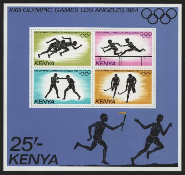 Kenia 1984 - Mi-Nr. Block 23 ** - MNH - Olympia Los Angeles