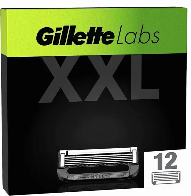 Gillette Labs - x12 lamette di ricambio - Originale