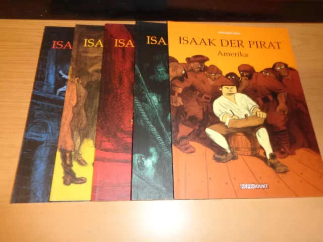 Isaak der Pirat Nr.1-5 komplett (Reprodukt) Softcover Comic Album Sammlung