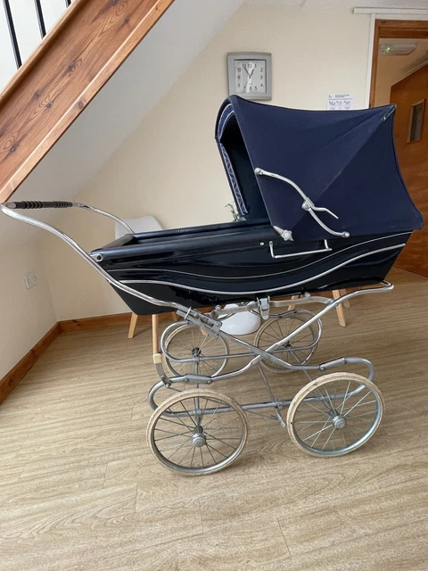 1970s silver cross pram top