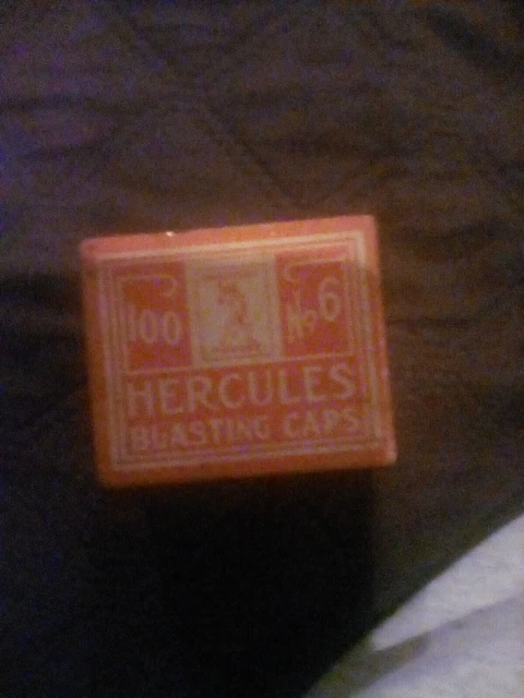 antique blasting cap box