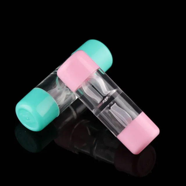 Tubo portatile in bottiglia scatola saponi contatto obiettivi da viaggio occhiali