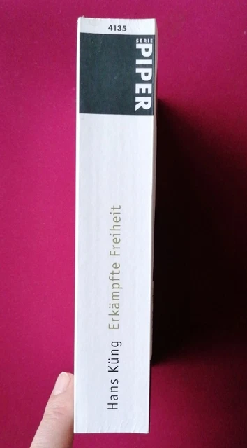 - ERKÄMPFTE FREIHEIT - Zust. sehr gut Erinnerungen von Hans  Küng, Pieper 3