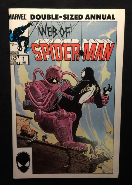 Marvel Web of Spider-Man Vol.1 #1 1985 Double-sized Annual Copper Age 8.5 VF+