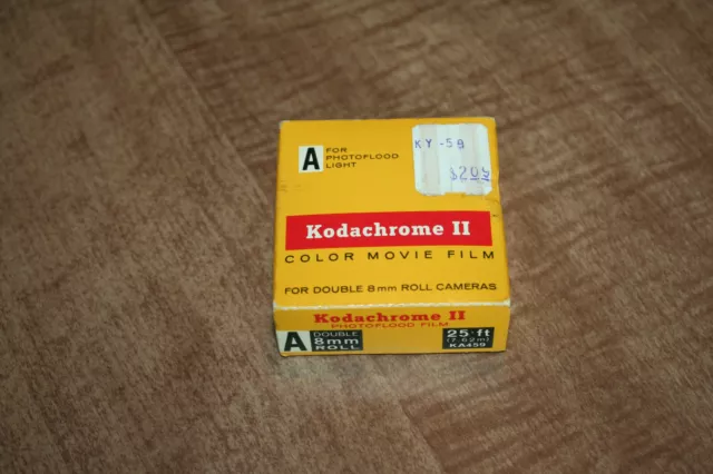 Kodak Kodachrome II Type A 8mm Color Movie Film KA459 Expired 12/71 See Pix!!