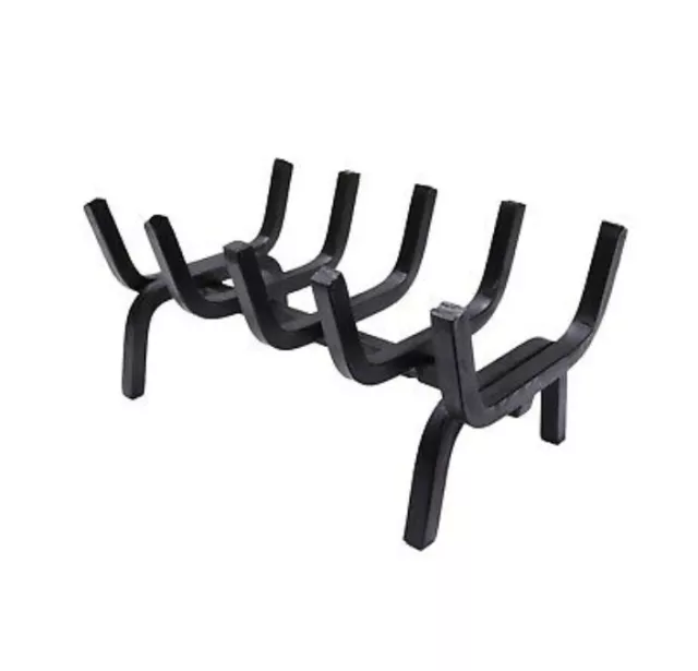 Brucialegna In Ferro Porta Legna – Per Camino E Barbecue, 56x25x32 Cm, Robusto E Durevole